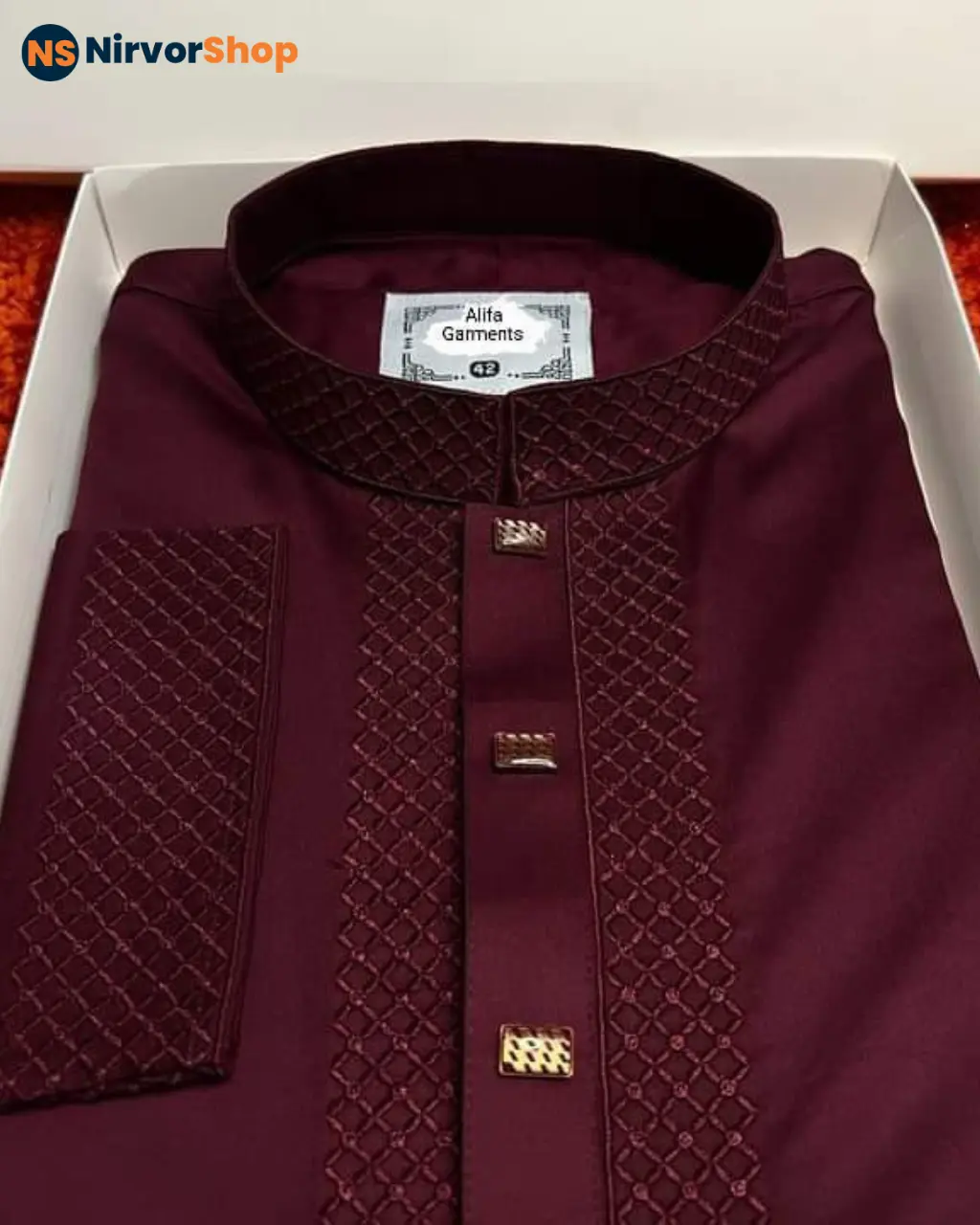 Premium Embroidery Panjabi for Men Soft Tencel Cotton Premium Embroidery Panjabi for Men | Soft Tencel Cotton - Image 1